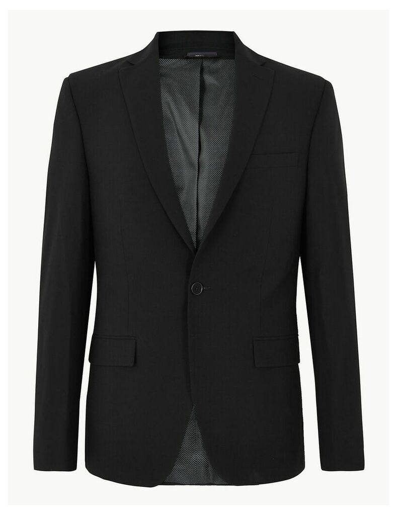 M&S Collection The Ultimate Black Slim Fit Jacket