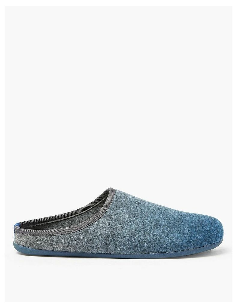 M&S Collection Felt Mule Slippers