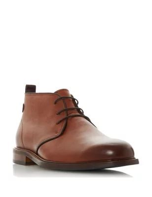 Mens Leather Chukka Boots