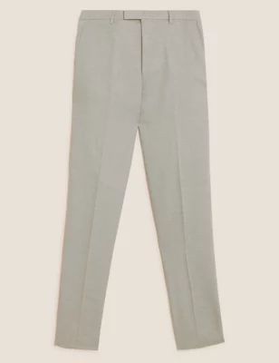 Mens Tailored Fit Italian Linen Miracle™ Trousers