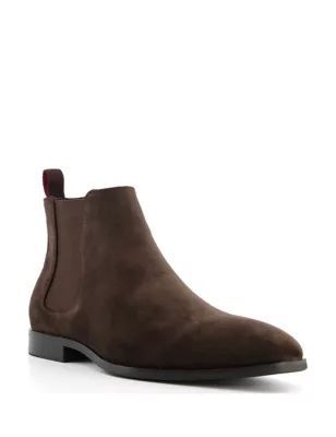Mens Suede Chelsea Ankle Boots