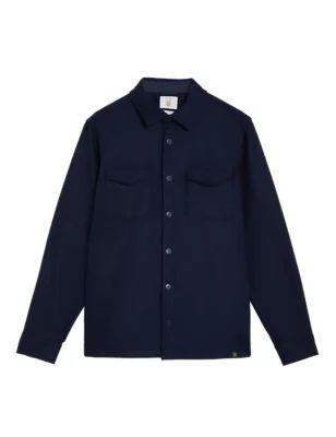 Mens Overshirt with Wool