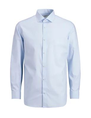 Mens Regular Fit Easy Iron Pure Cotton Shirt