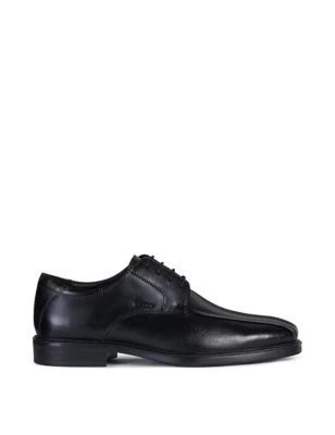 Mens Wide Fit Leather Oxford Shoes