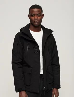 Mens Hooded Padded Anorak