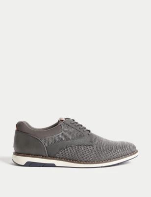 Mens Knitted Derby Shoes