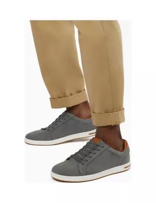Mens Suedette Lace Up Trainers