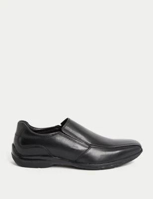 Mens Airflex™ Leather Slip-on Shoes