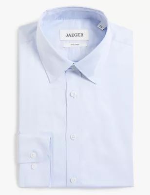 Mens Tailored Fit Pure Cotton Twill Shirt