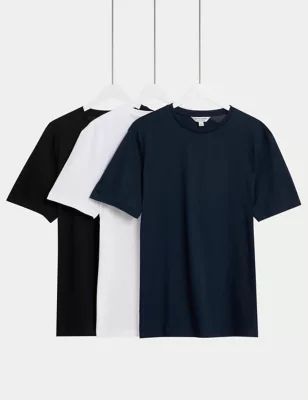 Mens 3pk Pure Supima® Cotton T-Shirts