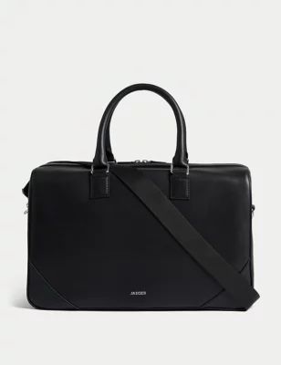 Mens Leather Holdall