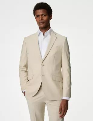 Mens Tailored Fit Performance Suit Jacket