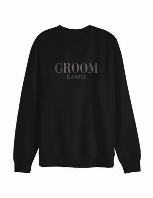 Mens Personalised Groom Sweatshirt