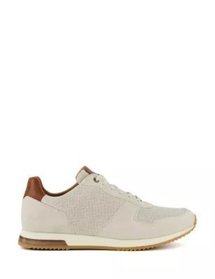 Mens Suede Lace Up Trainers