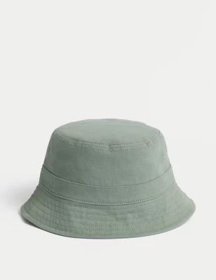 Mens Pure Cotton Reversible Bucket Hat