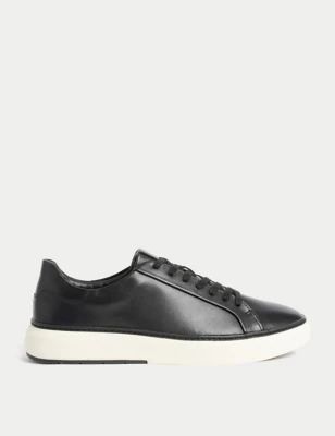 Mens Airflex™ Leather Lace Up Trainers
