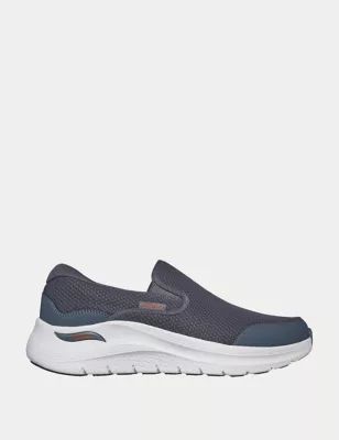 Mens Arch Fit 2.0 Vallo Leather Slip-On Trainers