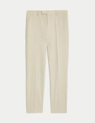 Mens Tailored Fit Italian Linen Miracle™ Suit Trousers
