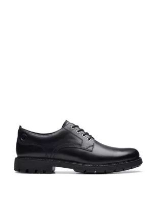 Mens Leather Derby Shoes