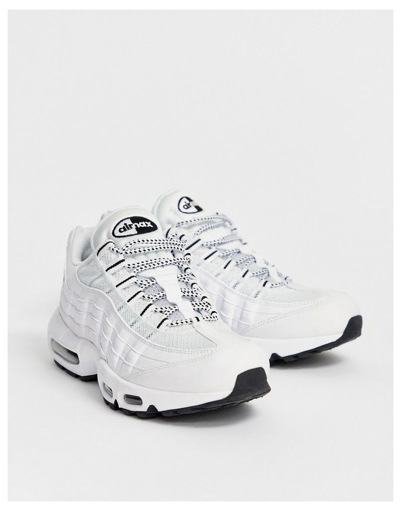 Nike Air Max 95 Trainers In White 609048-109