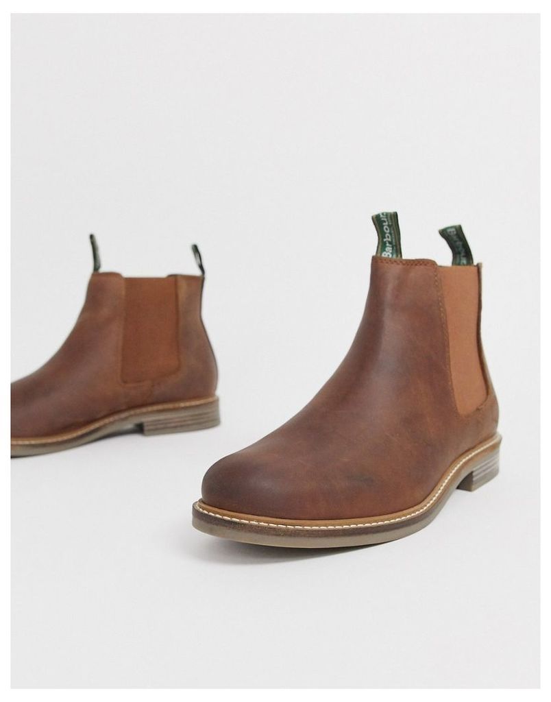 Farsley leather chelsea boots in tan