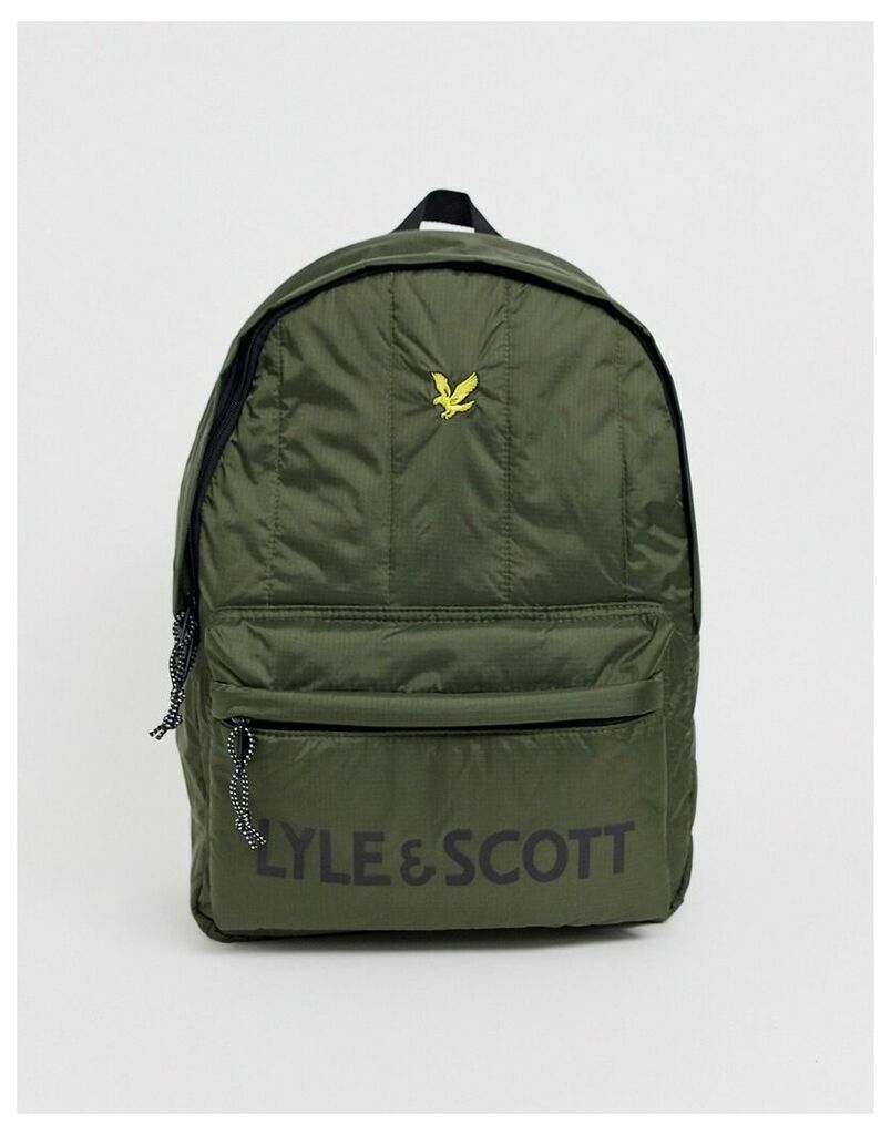 Lyle & Scott wadded backpack-Green