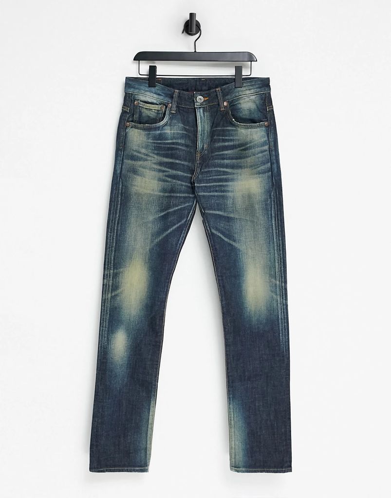 Japan Stretch Slim Fit Jeans-Blue