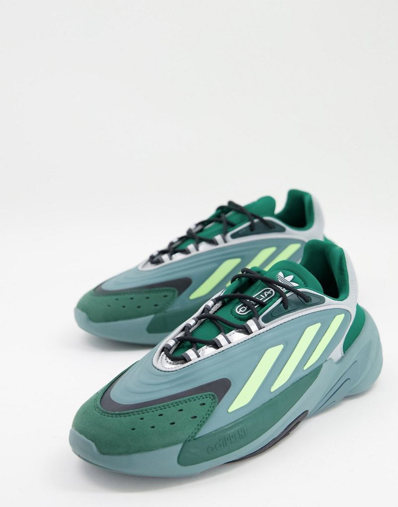 Ozelia trainers in green and hazy emerald