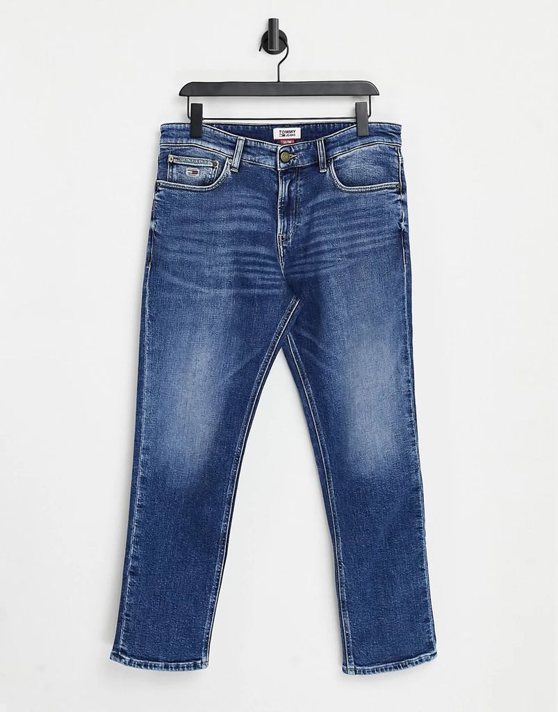 ryan relaxed straight jeans-Blue