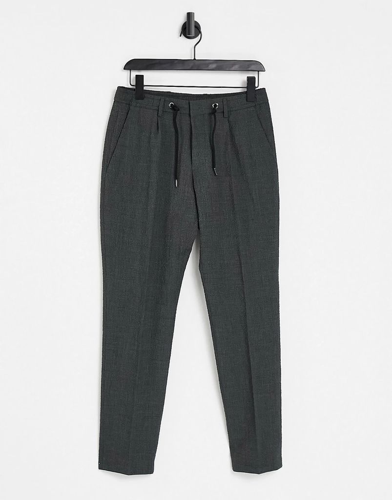 Business Bardon drawstring trousers-Grey
