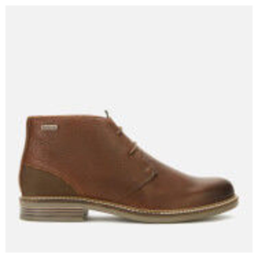 Barbour Men's Readhead Leather Chukka Boots - Dark Brown - UK 9 - Tan