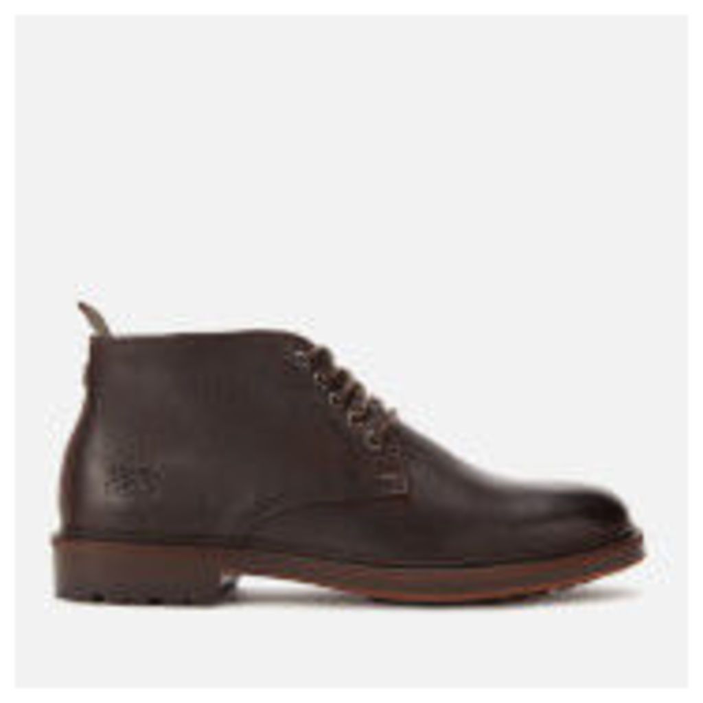 Barbour Men's Derwent Leather Chukka Boots - Dark Brown - UK 8 - Brown