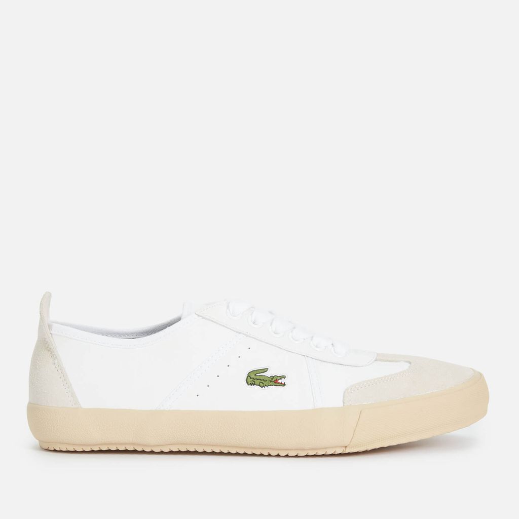 Men's Contest 0120 4 Leather Trainers - White/Off White