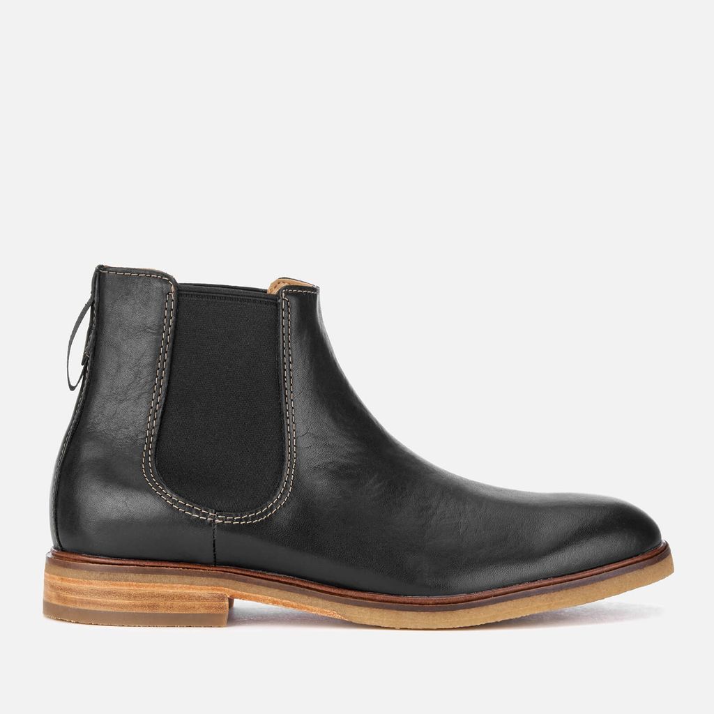 Men's Clarkdale Gobi Leather Chelsea Boots - Black - UK 10