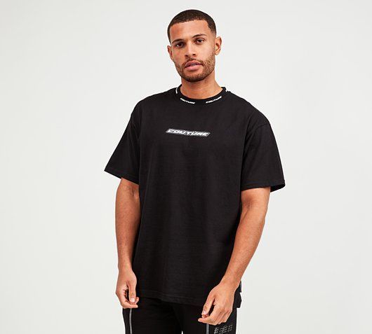 Racer Jacquard Logo Relaxed Fit T-Shirt