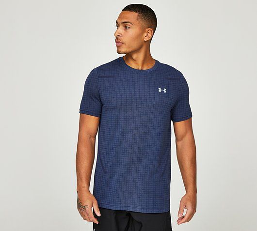 Seamless Grid Short Sleeve T-Shirt