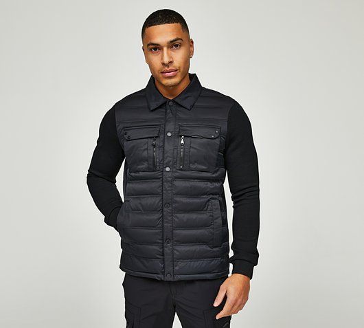 Soriano Quilted Hybrid Overshirt