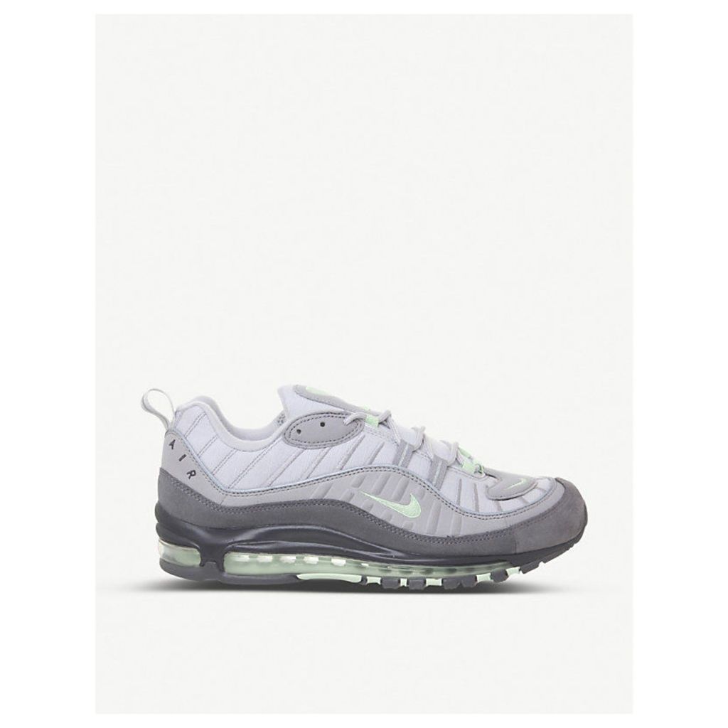Air Max 98 leather and mesh trainers