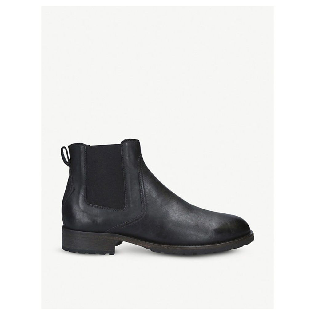Rode leather Chelsea boots