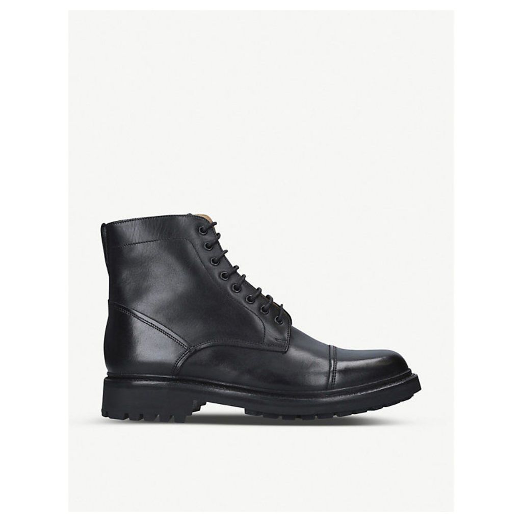 Joseph military-style leather Derby boots