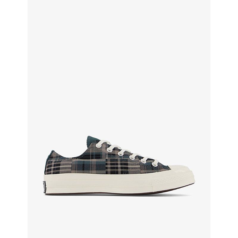 All Star Ox 70s checked low-top trainers