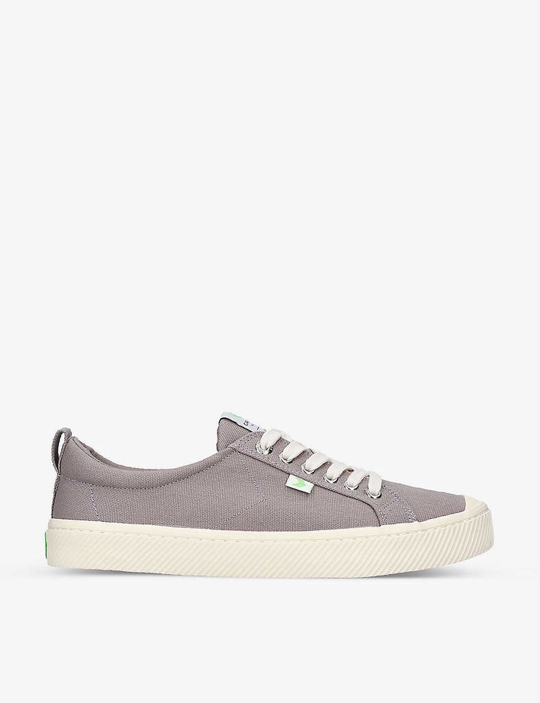 Mens OCA Low lace-up canvas trainers