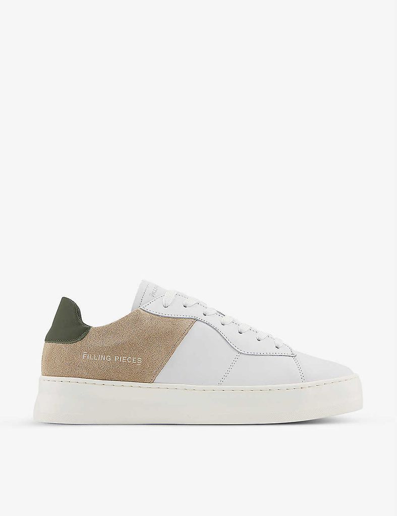 Low Plain Court leather low-top trainers