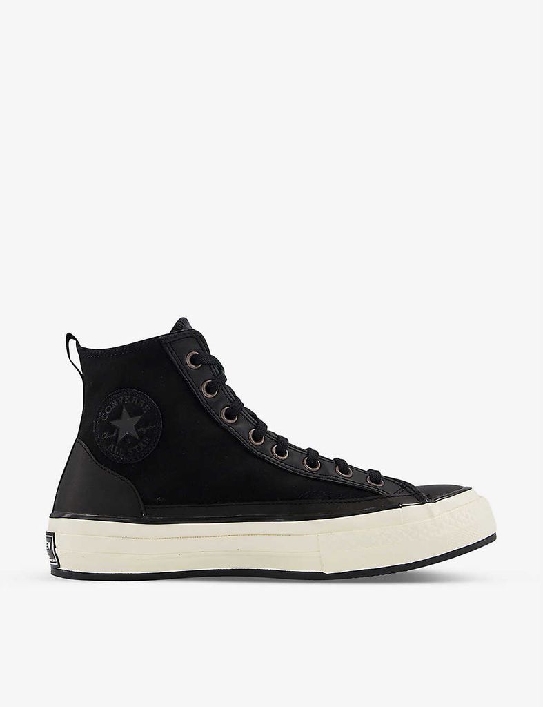 x Haven All Star 70 suede and leather high-top trainers