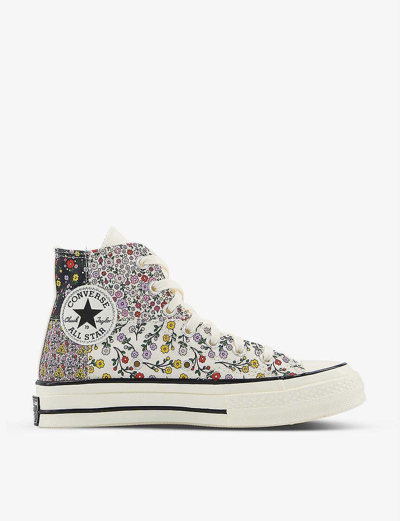 All Star Hi 70 floral-print high-top canvas trainers