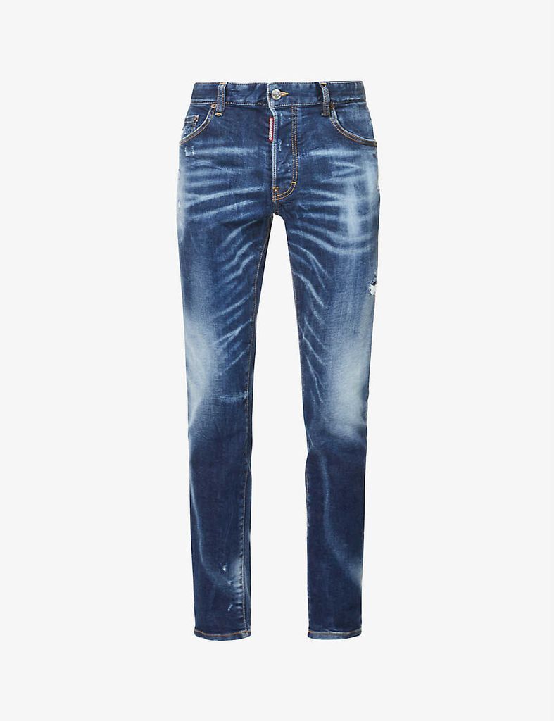 Super Twinky skinny-fit tapered-leg stretch-denim jeans