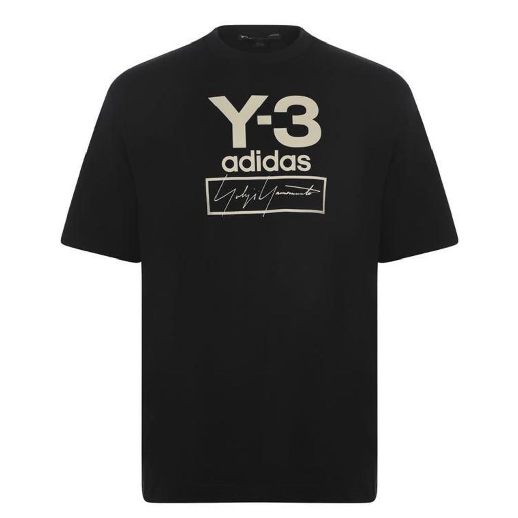 Y3 Stack Logo T Shirt