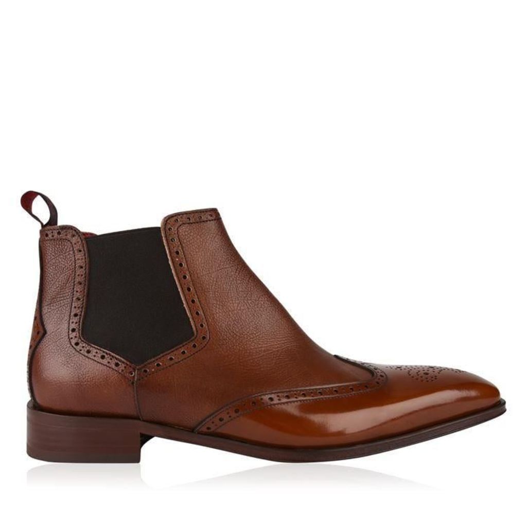 Jeffery West Capone Wing Tip Chelsea Boots