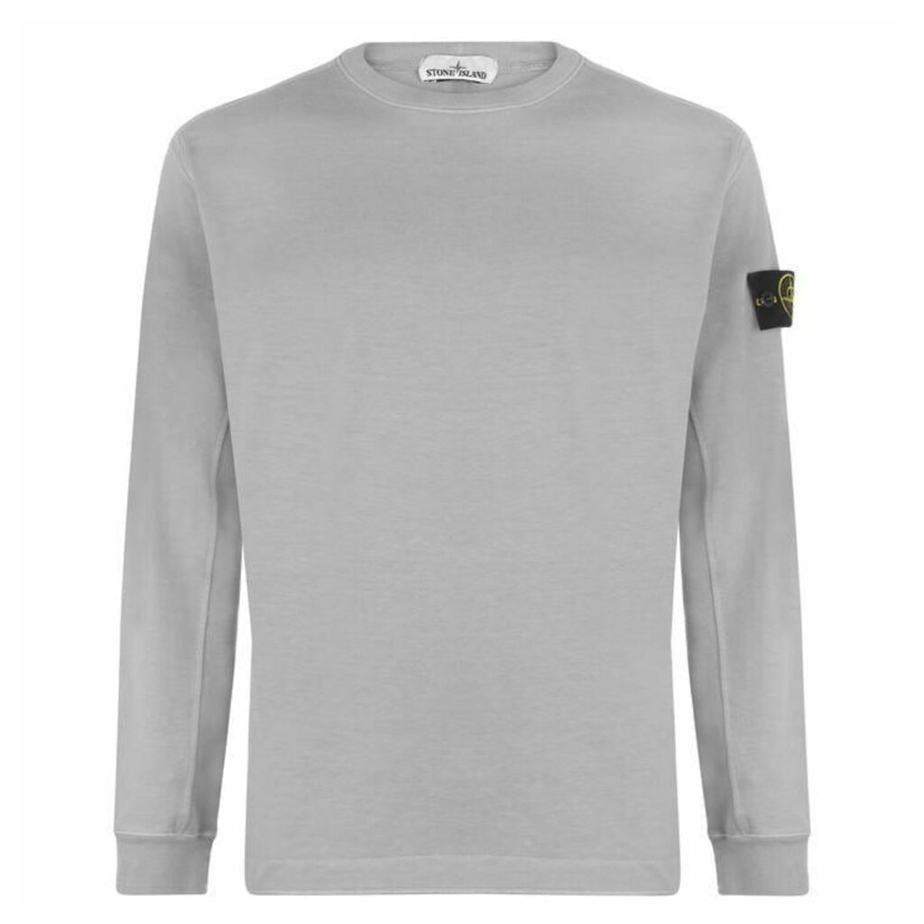 Stone Island Badge Sleeve Sweatshirt