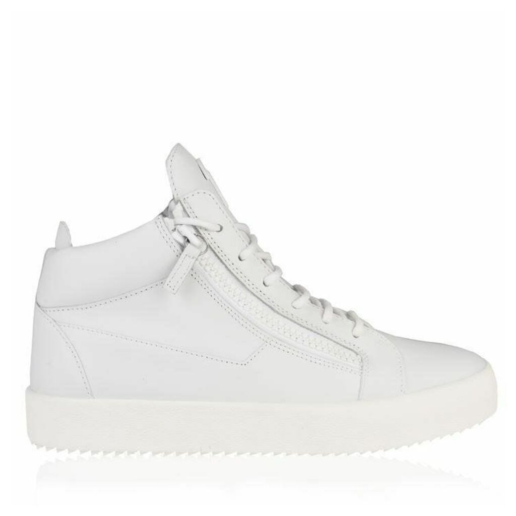 Giuseppe Zanotti Leather May Mid Top Trainers
